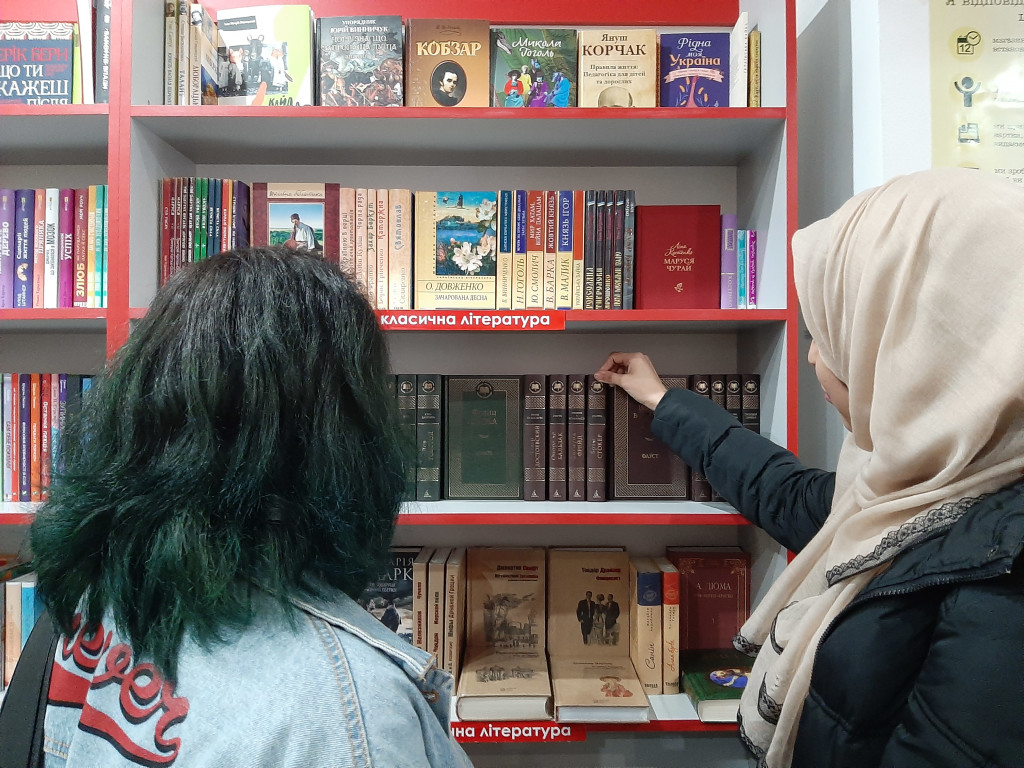Студенти УМСА в книгарні «КнигоЛенд»